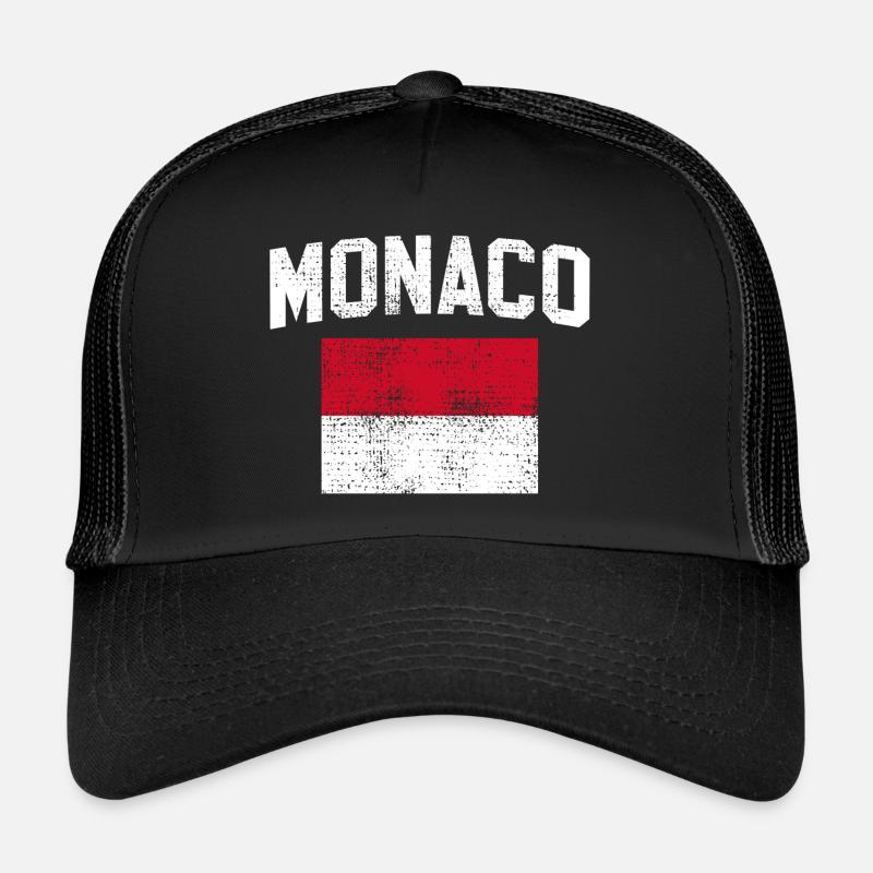 Monaco - Casquette trucker  - noir/noir