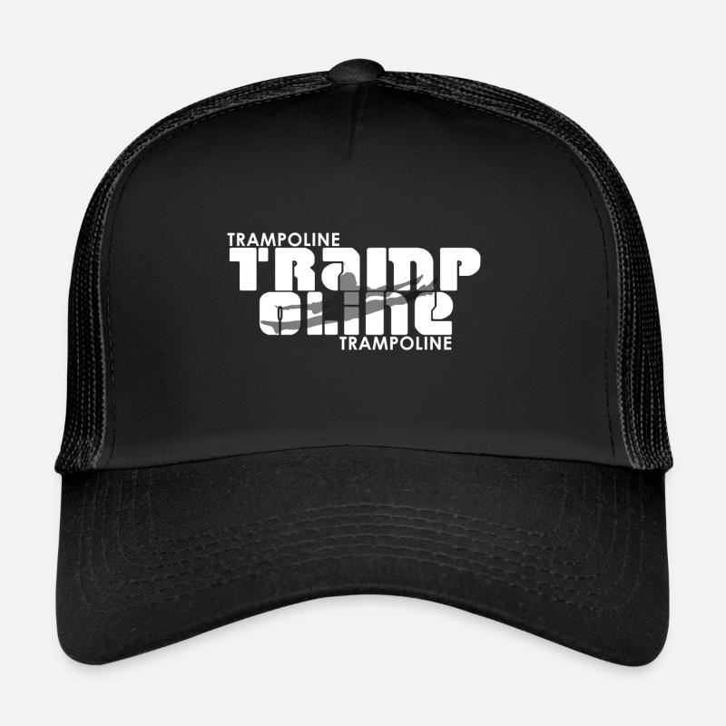 Trampolin - Trucker Cap - Schwarz/Schwarz