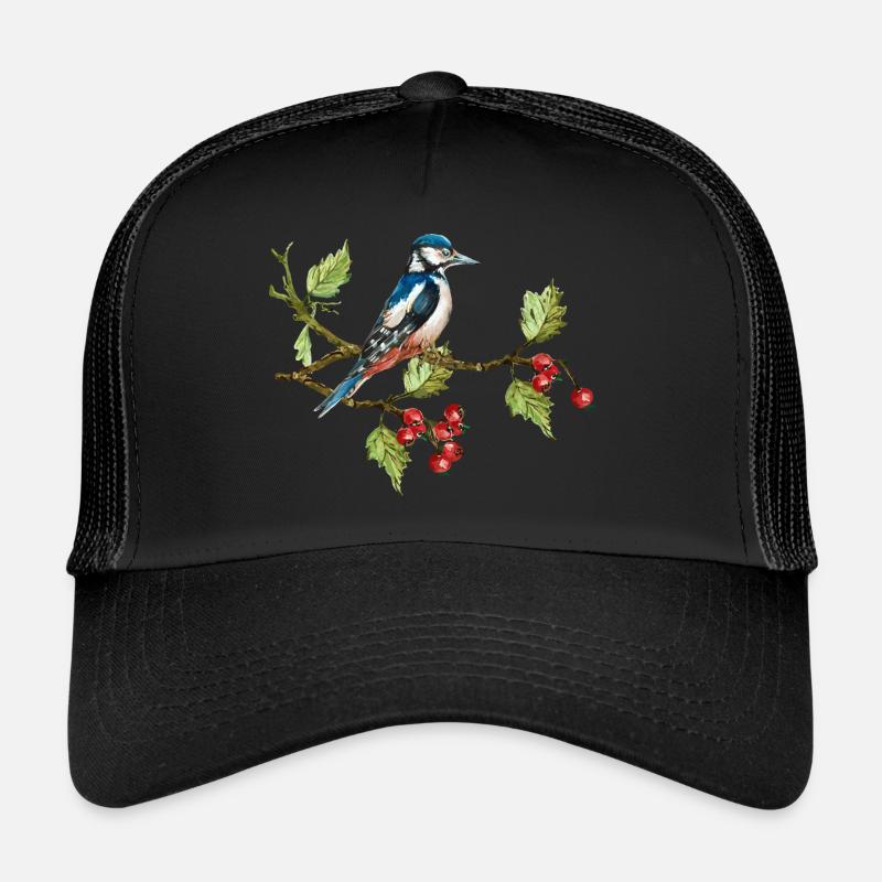 Oiseau coloré Casquette trucker 