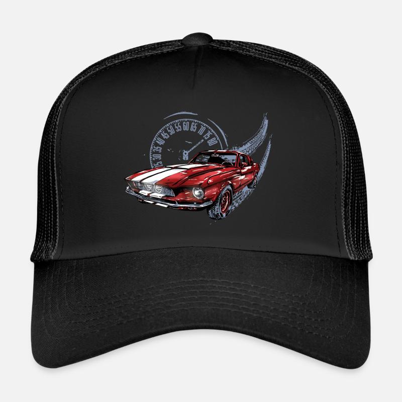 Rote Reise Kutuxa - Trucker Cap - Schwarz/Schwarz