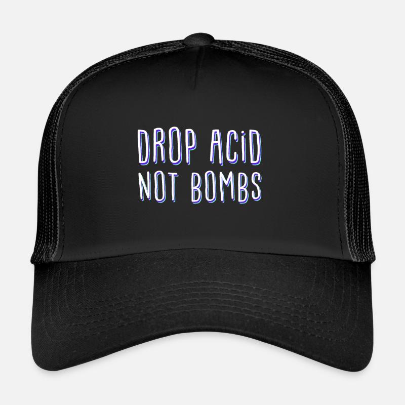Cadeau de drogue de voyage acide de LSD Casquette trucker 