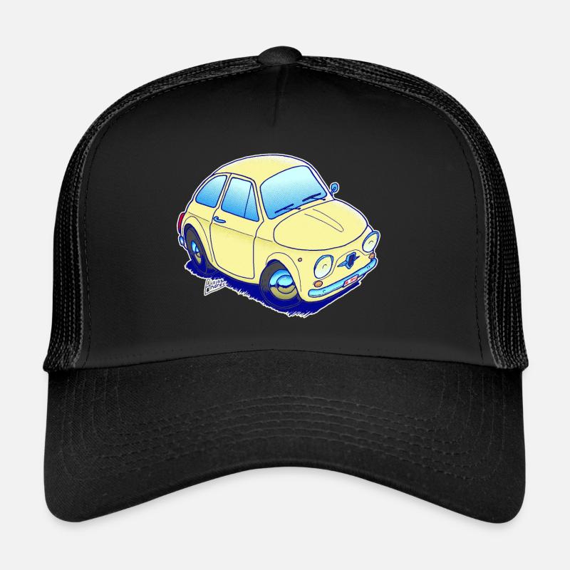 Cinquecento nur das Auto - Trucker Cap - Schwarz/Schwarz