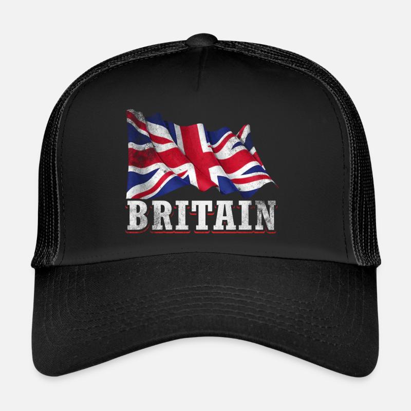 Royaume-Uni Royaume Uni Drapeau britannique Casquette trucker 