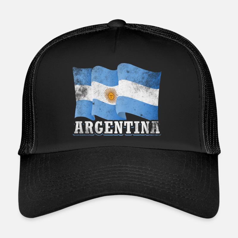 Drapeau de l’Argentine Casquette trucker 
