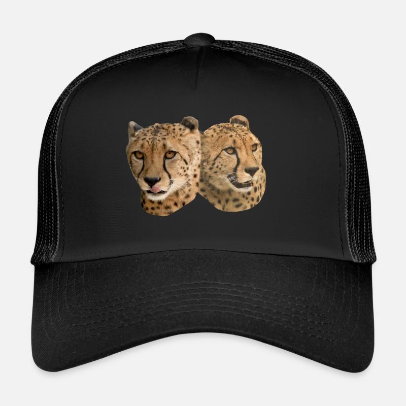Tête de guépard, avant, côté, naturel Casquette trucker 