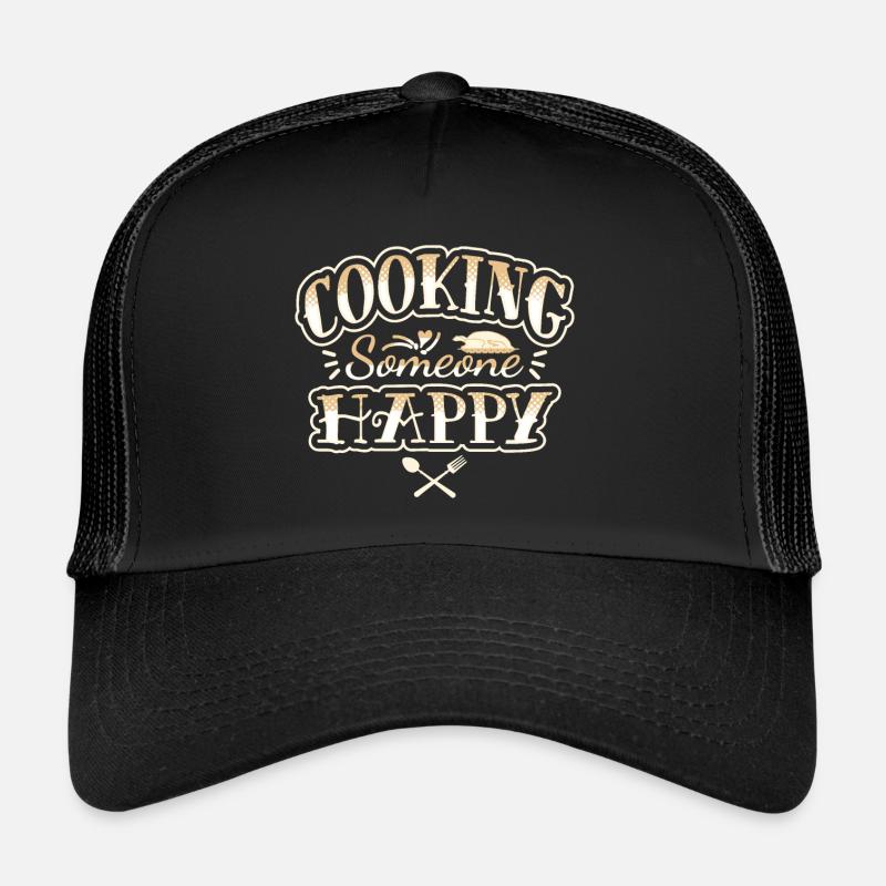 COOKING FUNNY SAYING - CHEF FUNNY QUOTE - Trucker Cap - black/black