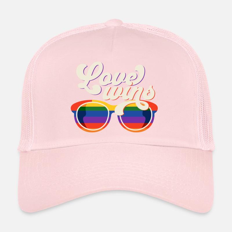 Gläser Liebe Gay Pride Regenbogen Trucker Cap