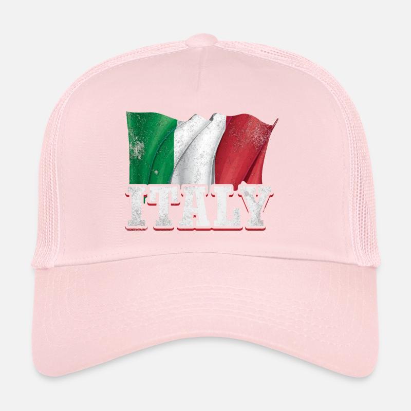 Italie Drapeau Casquette trucker 