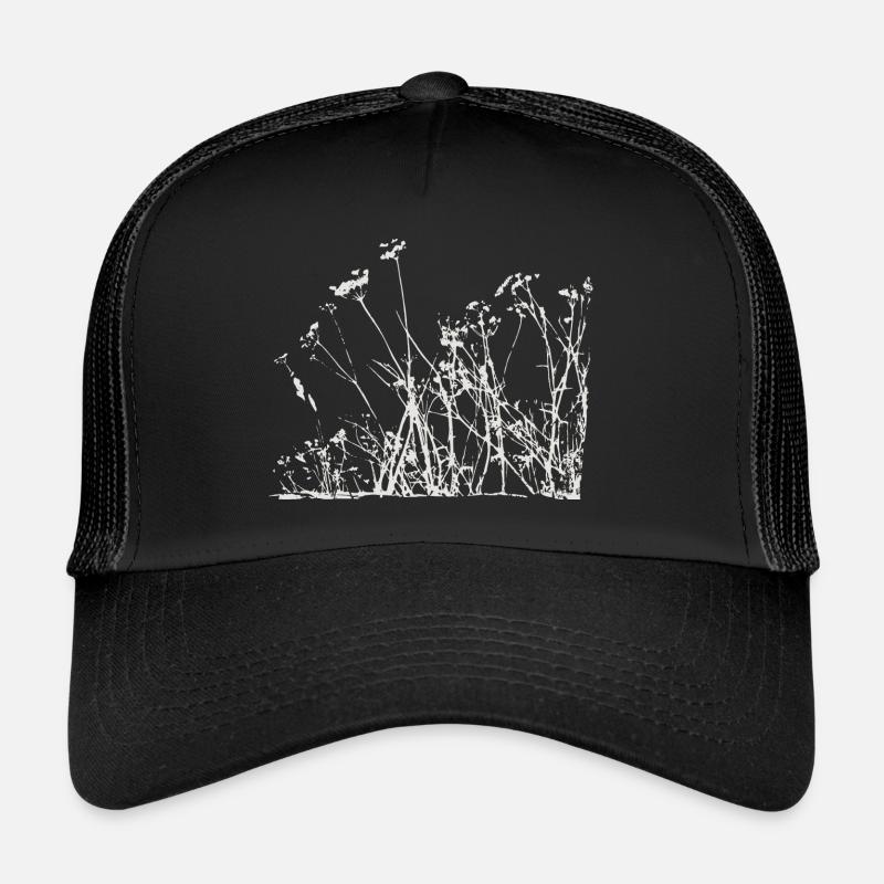 Plantes de prairie de la nature Casquette trucker 