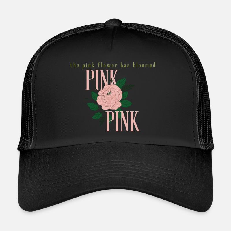 Die rosa Blume Trucker Cap