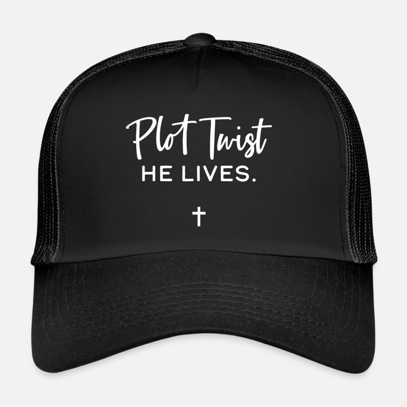 Plot Twist Er lebt Trucker Cap