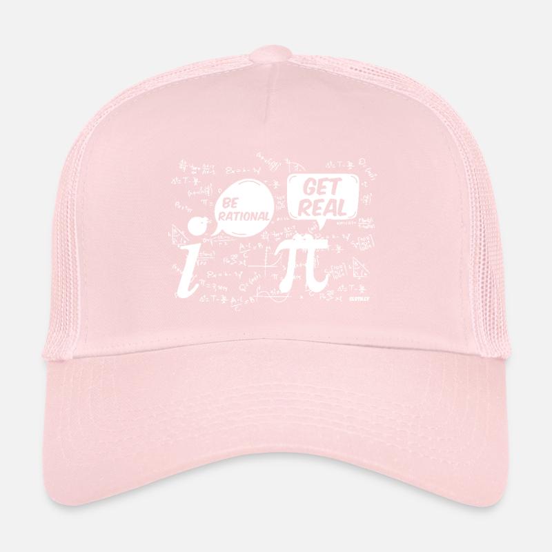 Be Rational Get Real T-Shirt Funny Math Geek Pi Da Trucker Cap