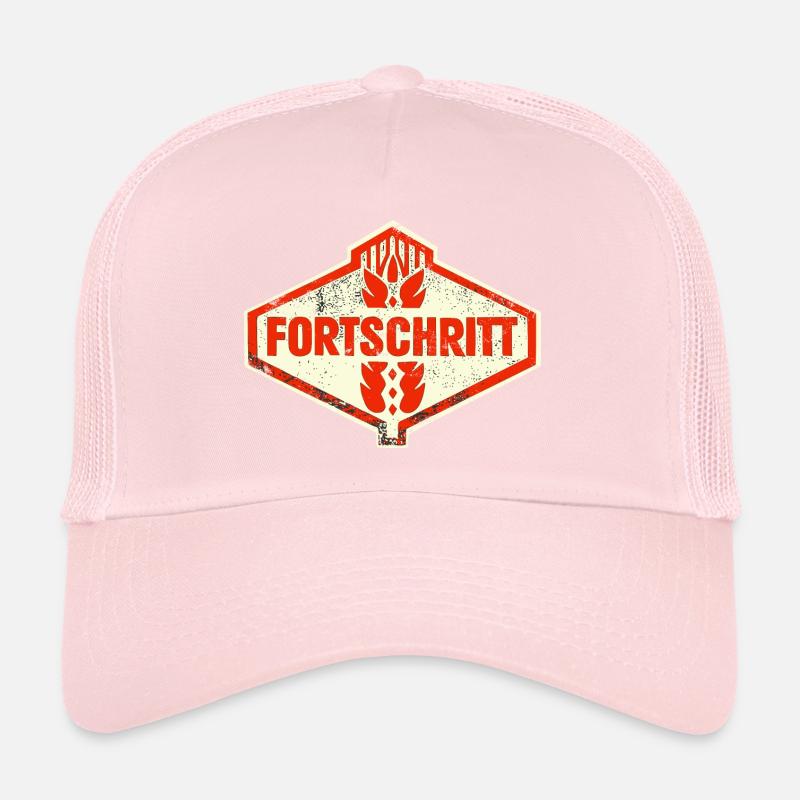 DDR FORTSCHRITT Retro Logo Ostalgie LPG Trucker Cap