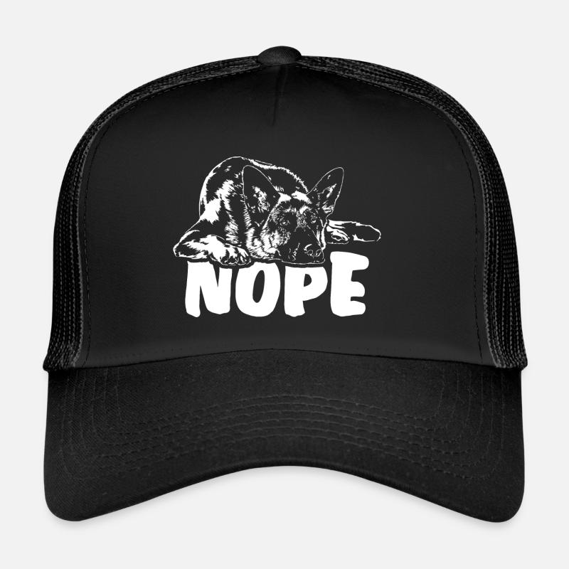 DEUTSCHER SCHÄFERHUND Nope Hundespruch Hunde Trucker Cap