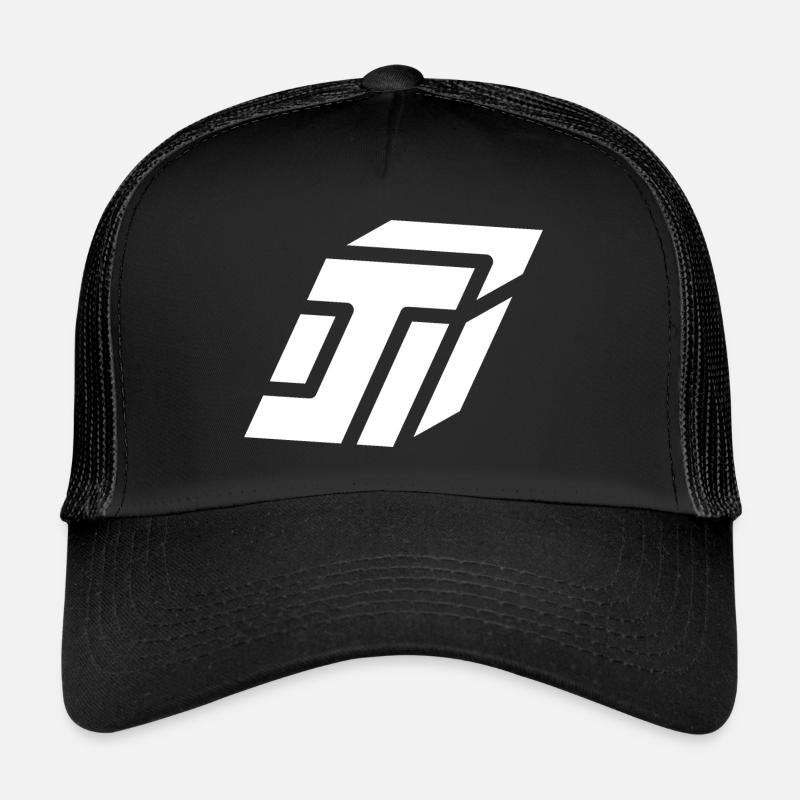 Abstract J Brief Trucker Cap