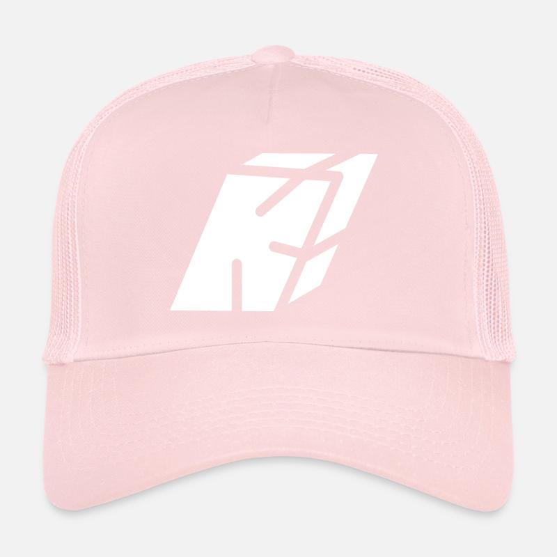 Abstract K letter Trucker Cap