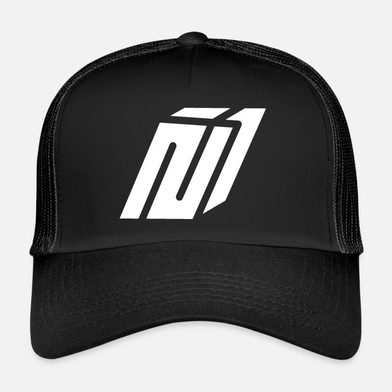 Abstract N letter Trucker Cap