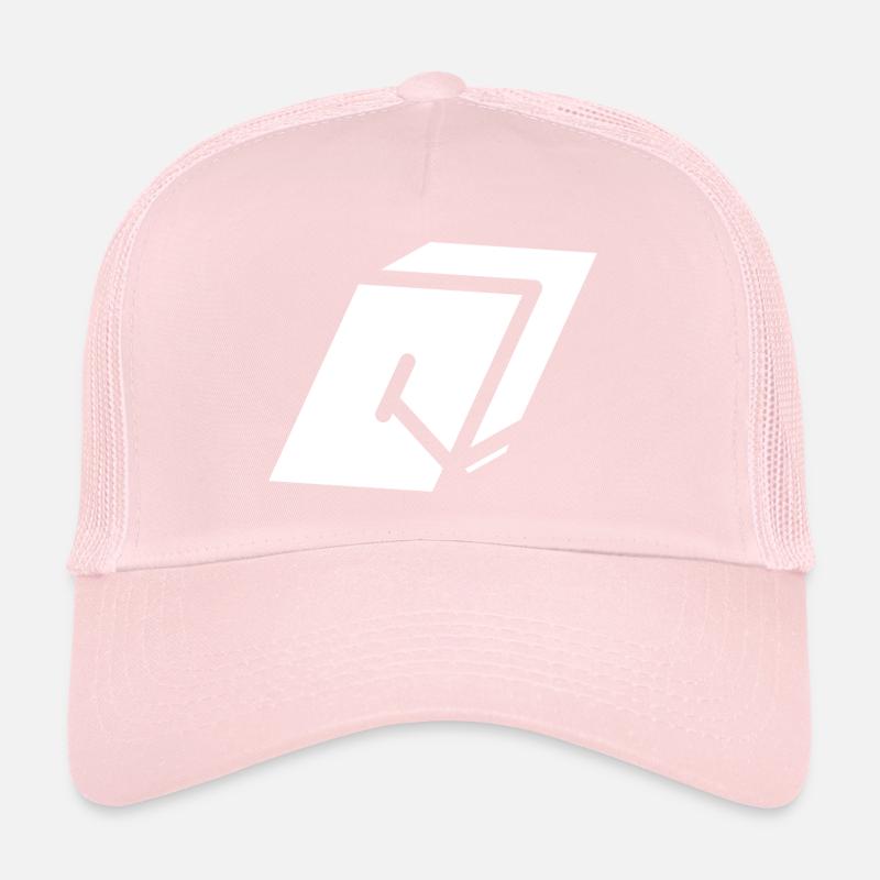 Abstract Q letter Trucker Cap