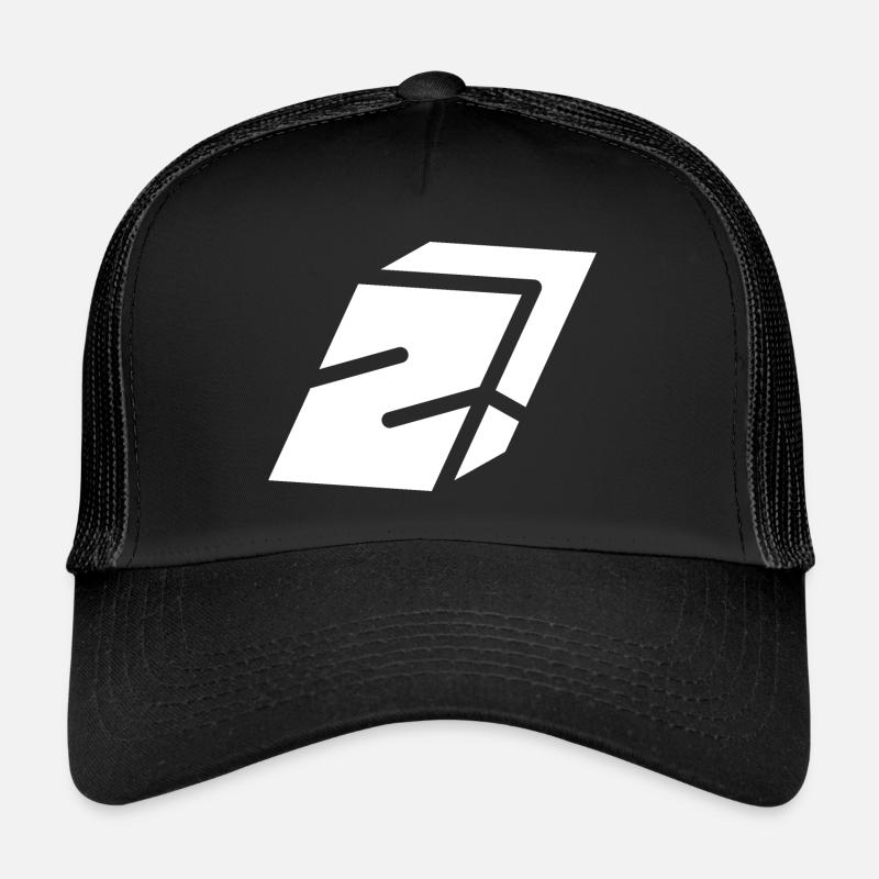Abstract Z-Brief Trucker Cap