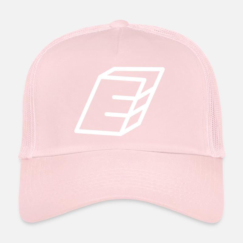 Outline Letter E Trucker Cap