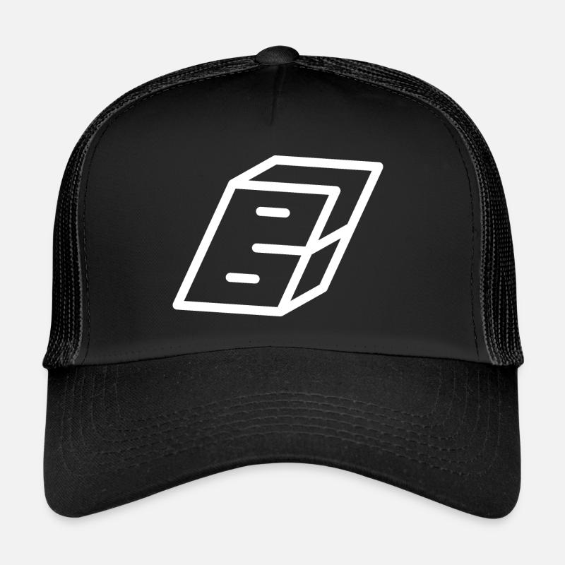 Lettre générale B Casquette trucker 