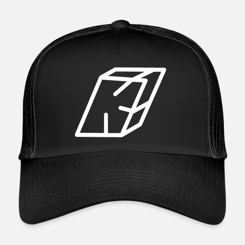 Lettre d’esquisse K Casquette trucker 