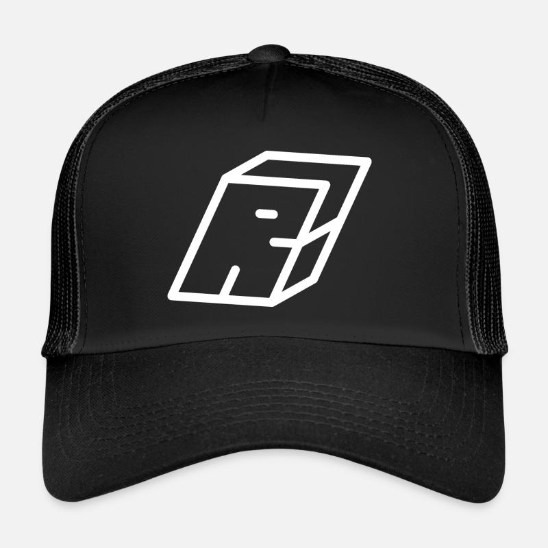 Outline Letter R Trucker Cap