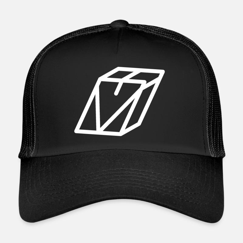 Outline Letter V Trucker Cap