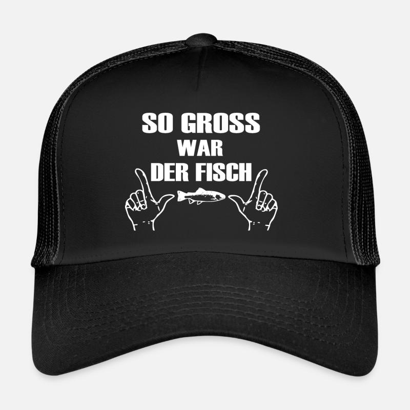 Angeln - Trucker Cap - Schwarz/Schwarz