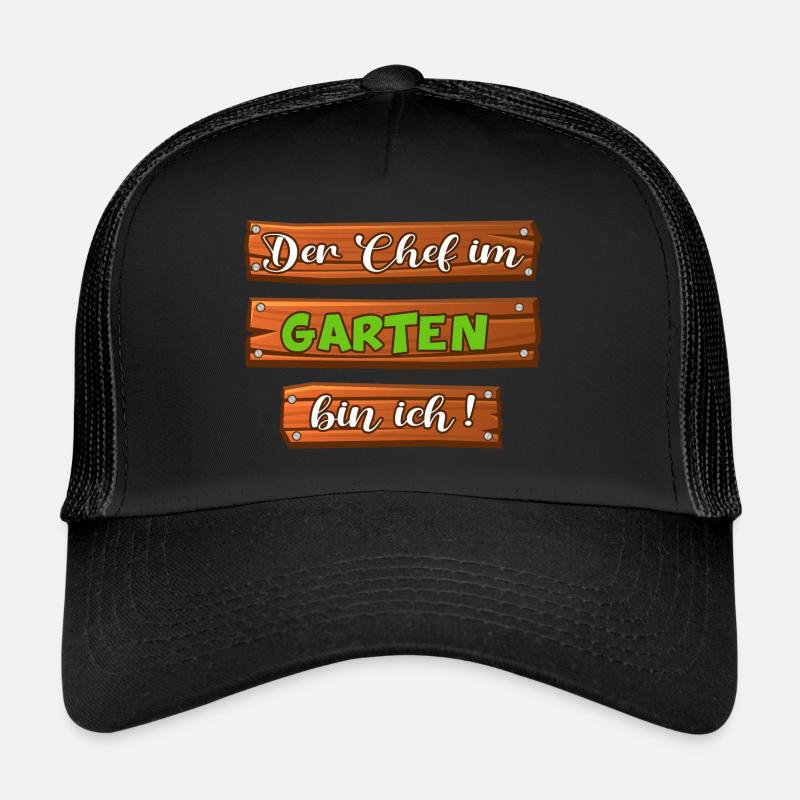 Jardin Jardin Chef Règles du jardin Casquette trucker 