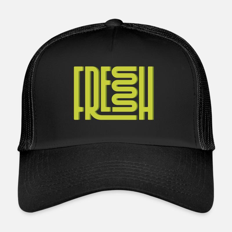 Fresh - Trucker Cap - black/black