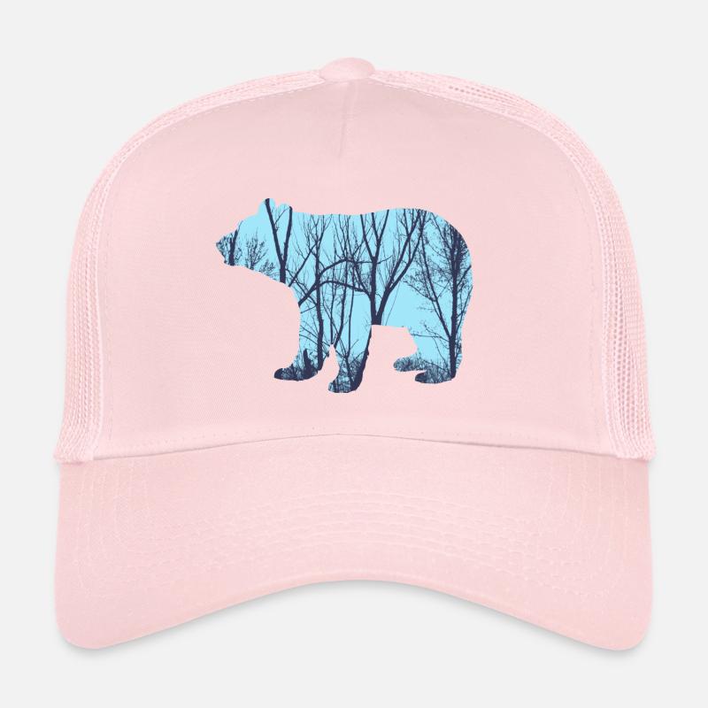 arbres animaux graphique graphique Casquette trucker 