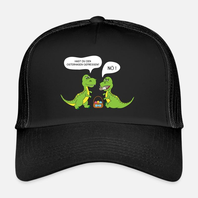 Avez-vous mangé le lapin de Pâques? Dinosaure Casquette trucker 