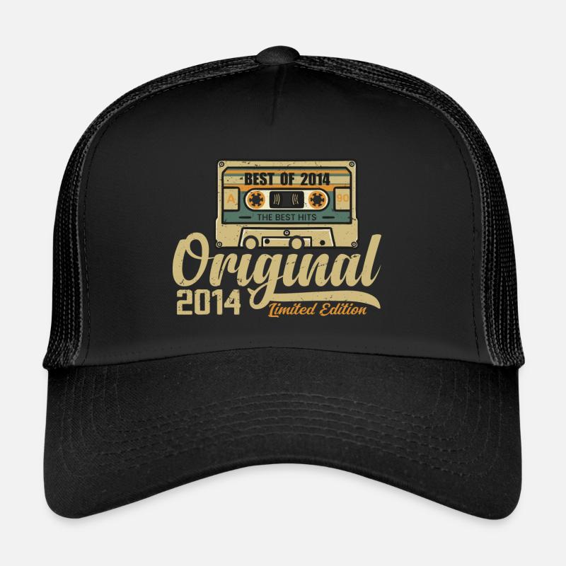 Original 2014 Vintage - 2014 Birthday Gift Trucker Cap