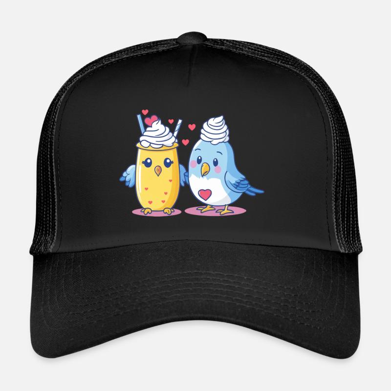 Vogeltopping - Trucker Cap - Schwarz/Schwarz