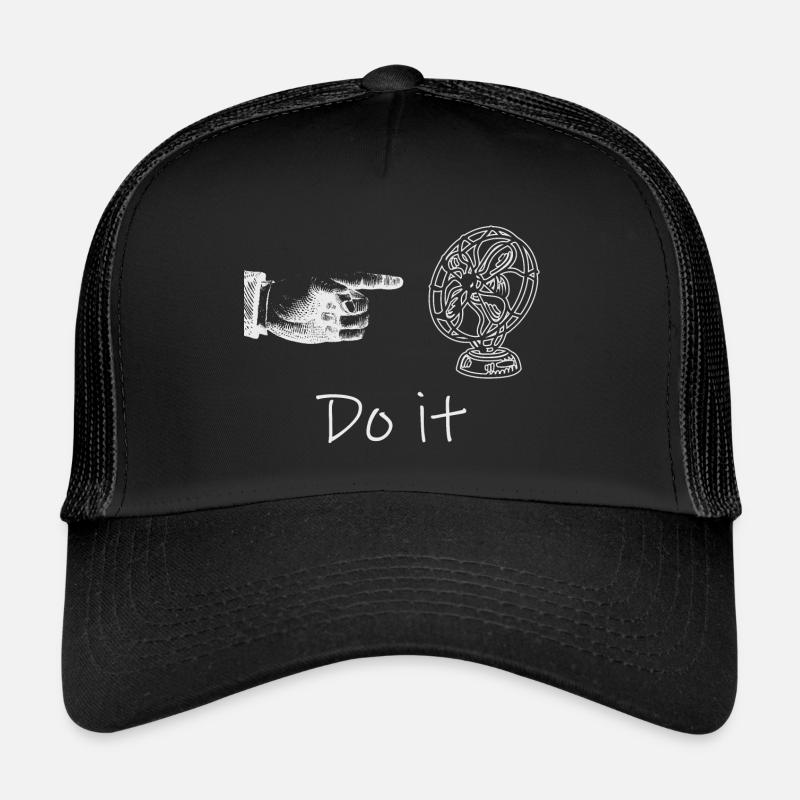 Finger und Ventilator Trucker Cap