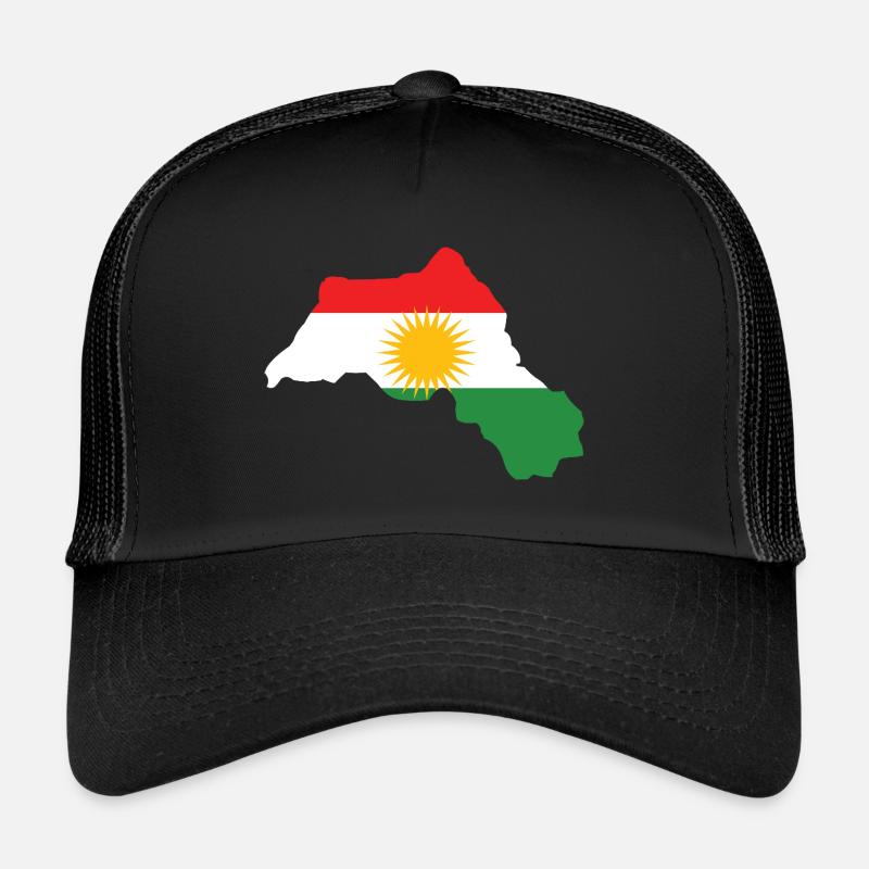 Kurdistan Flagge Bakur Bashur Rojava Rojhlt Newroz Trucker Cap