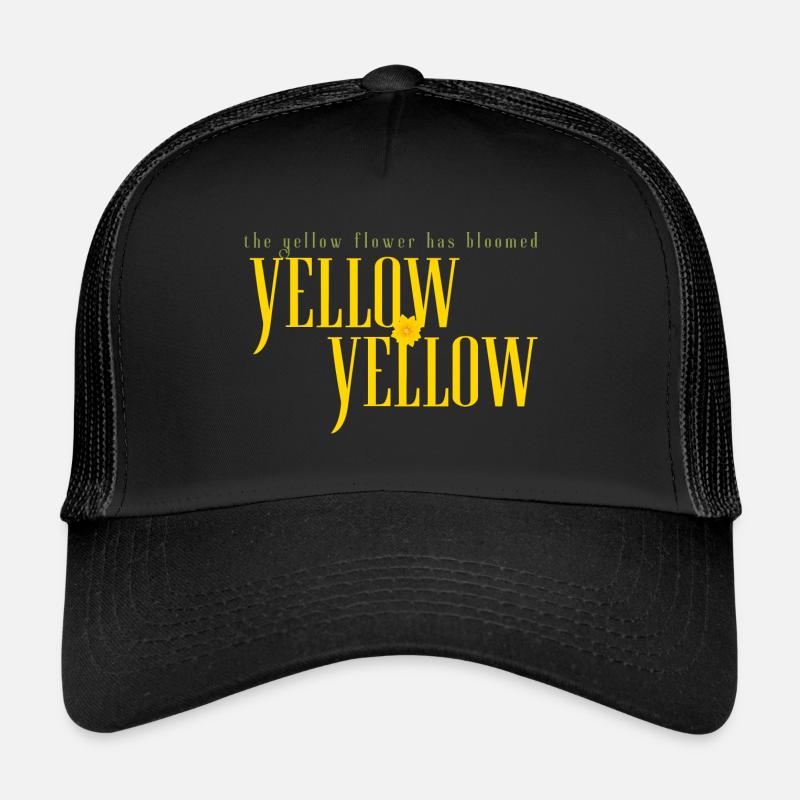 La fleur jaune Casquette trucker 