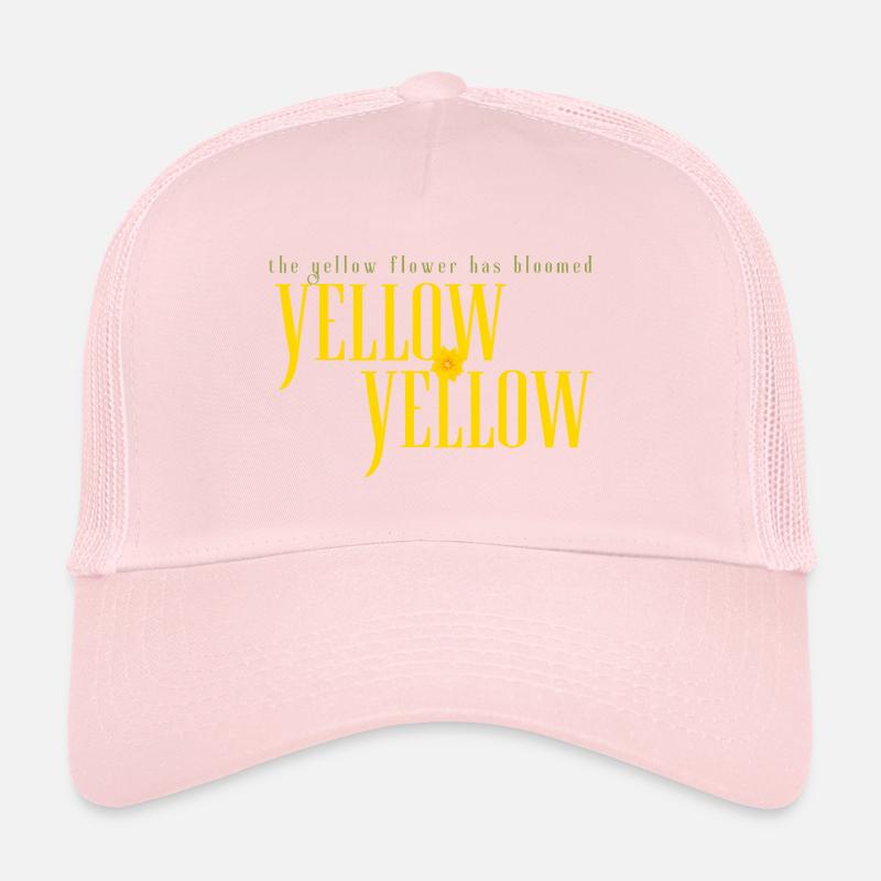 La fleur jaune Casquette trucker 