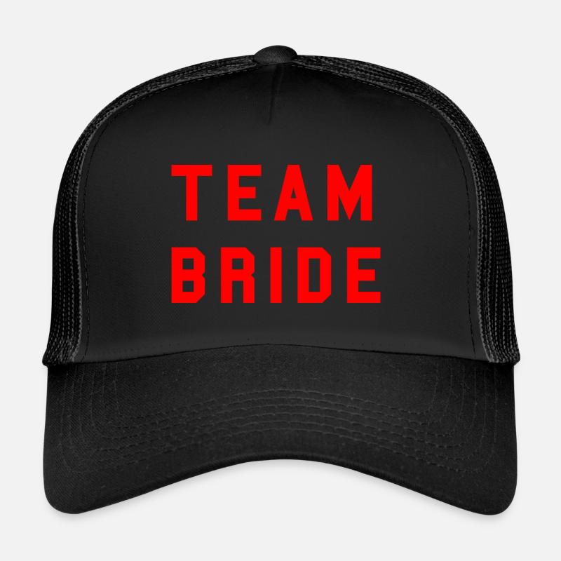 TEAM BRIDE College Design Rot Trucker Cap