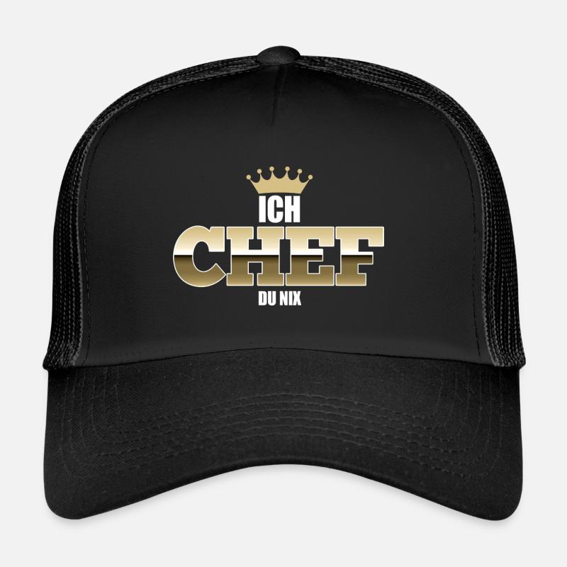 Ich Chef - du nix - Bester Chef Sprüche Trucker Cap