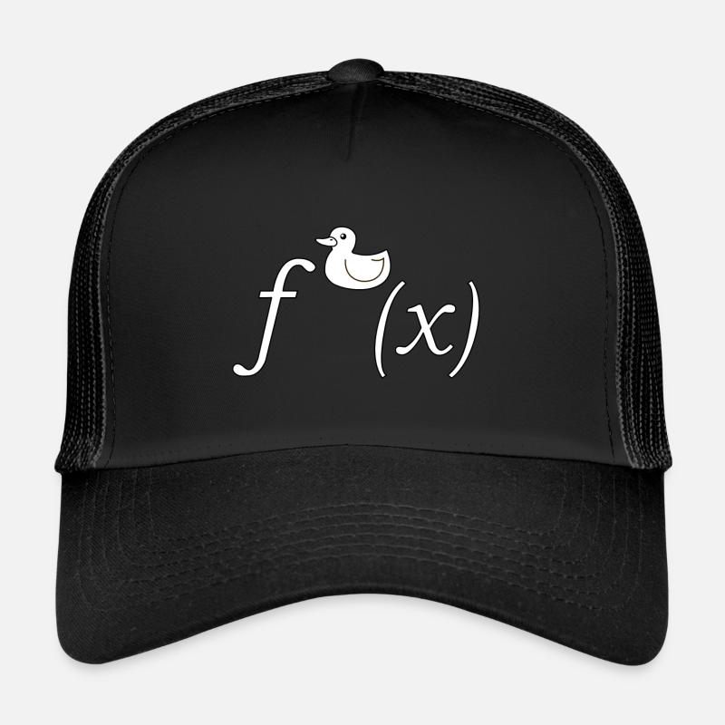 Ente Ableitung Mathe Witz (SW, ohne Text) Trucker Cap