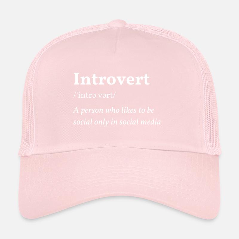 Introvertierte Definition Trucker Cap