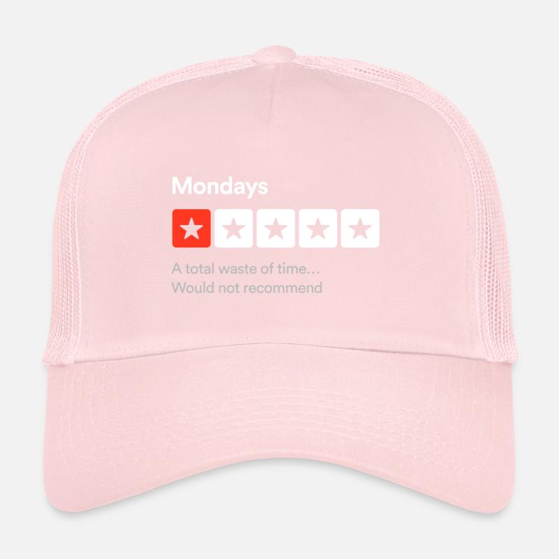 Les lundis, une perte de temps totale... Sarcastique une étoile Casquette trucker 