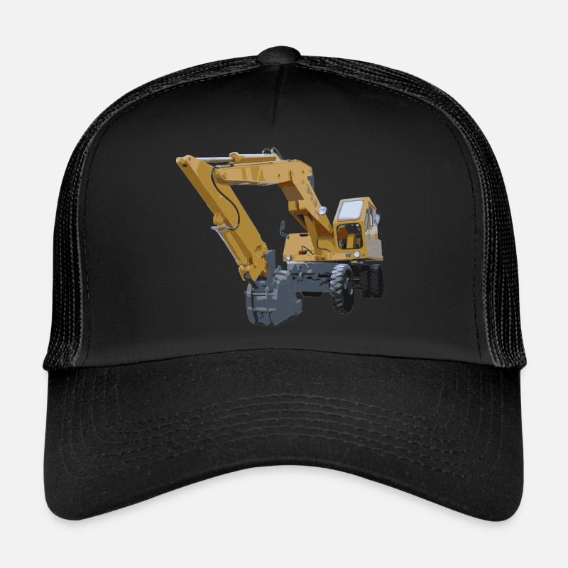 Old excavator Trucker Cap