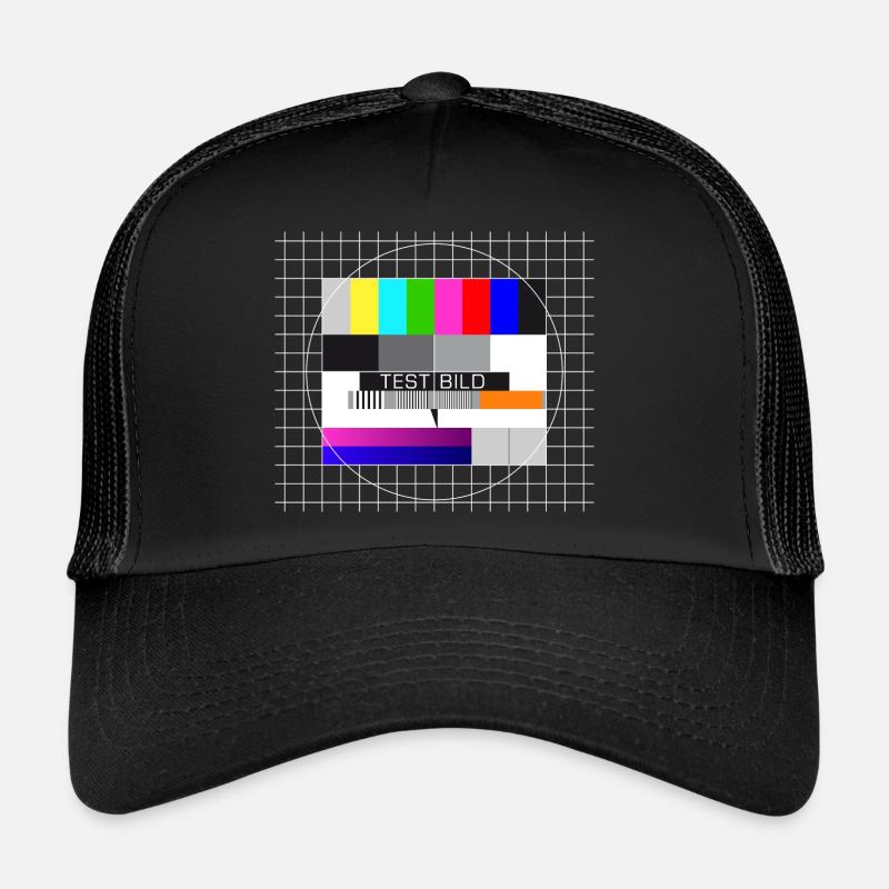 Fernseh-Testbild Big Bang Mac Display Screenshot Trucker Cap