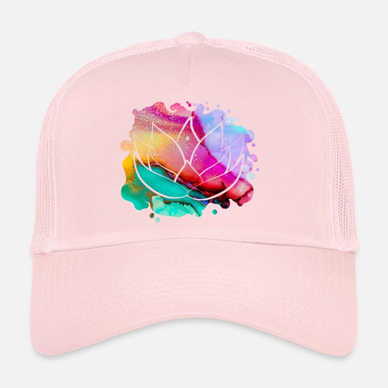 fleur de lotus Casquette trucker