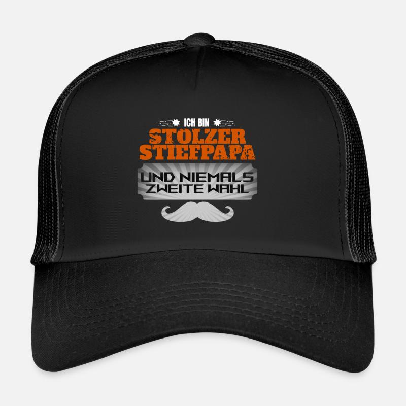 Stepfather Stepfather Papa| Father's Day Gift Trucker Cap