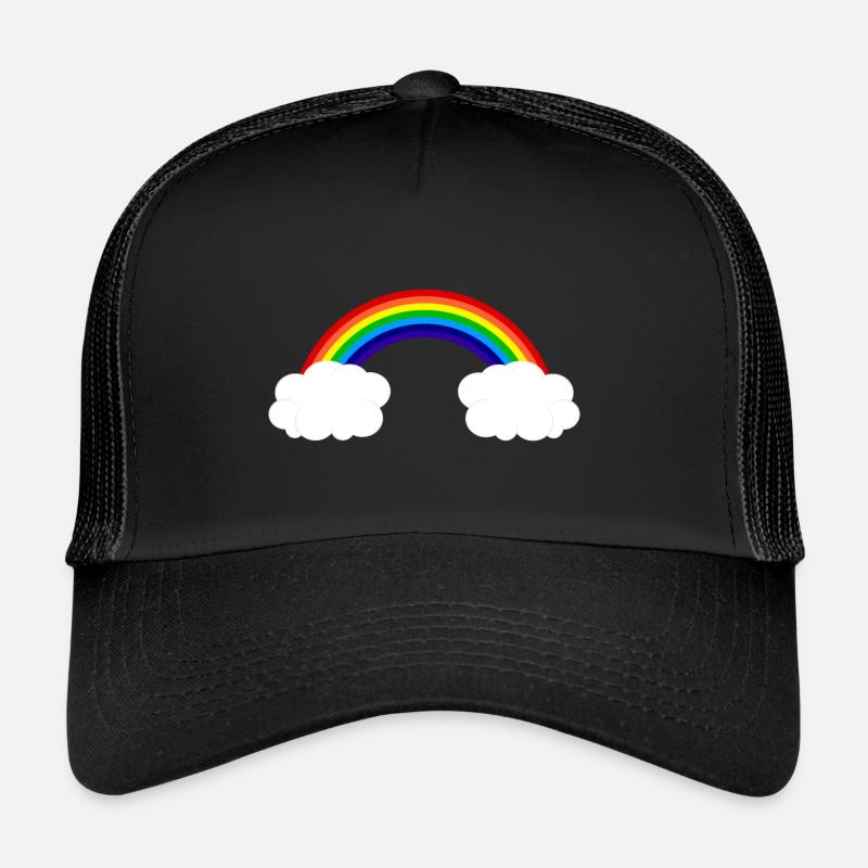 nuages arc-en-ciel Casquette trucker 