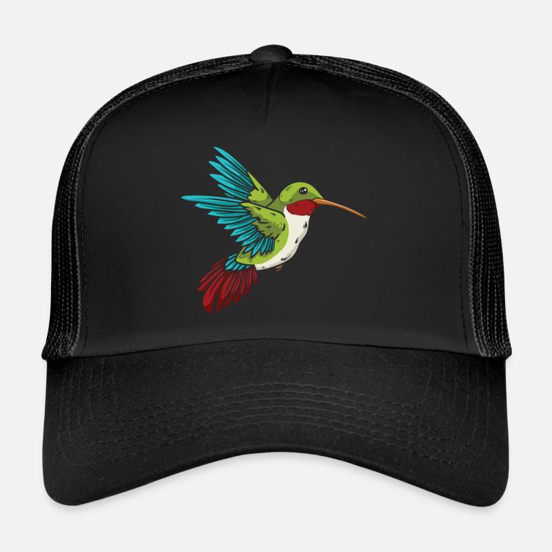 Colibri oiseau colibris colibri à gorge rubis Casquette trucker 